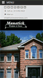 Mobile Screenshot of manotickwindows.com